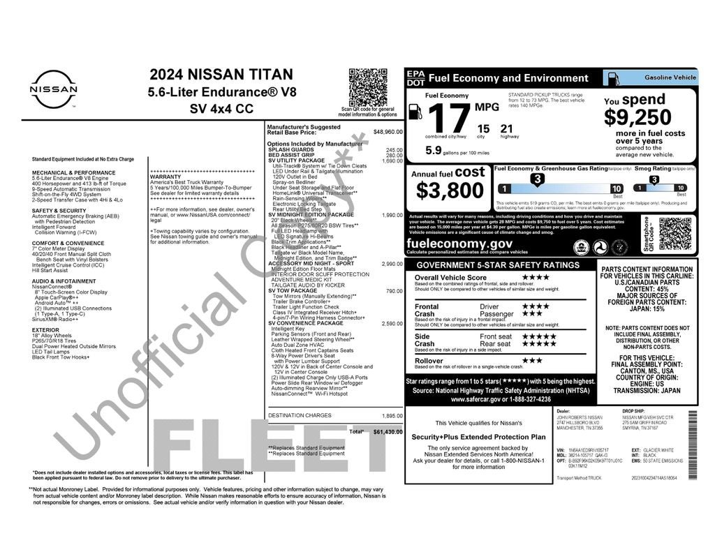 2024 Nissan Titan SV