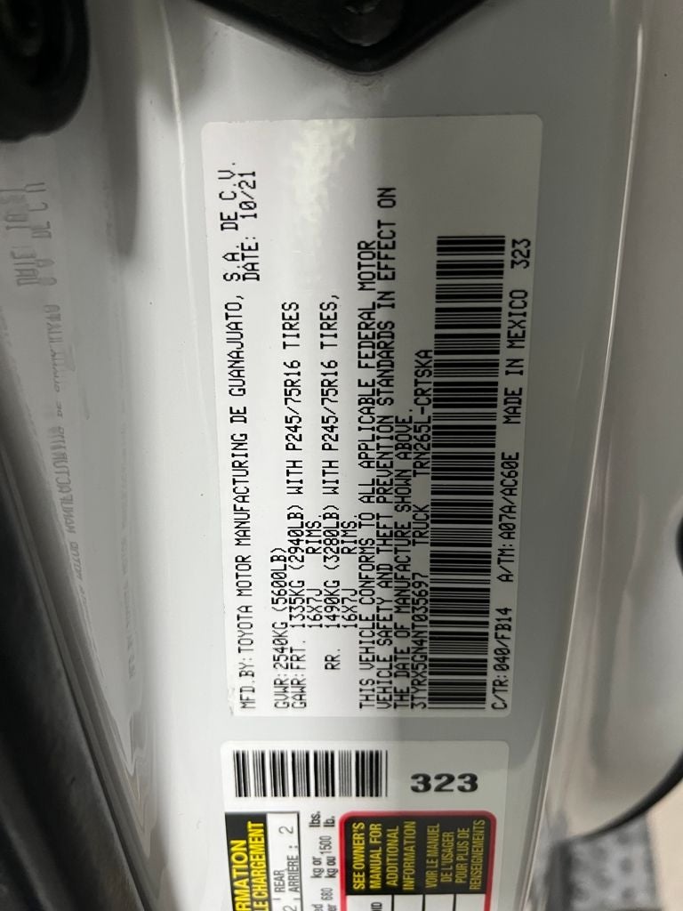 2022 Toyota Tacoma SR5