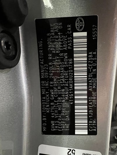 2024 Toyota Camry SE