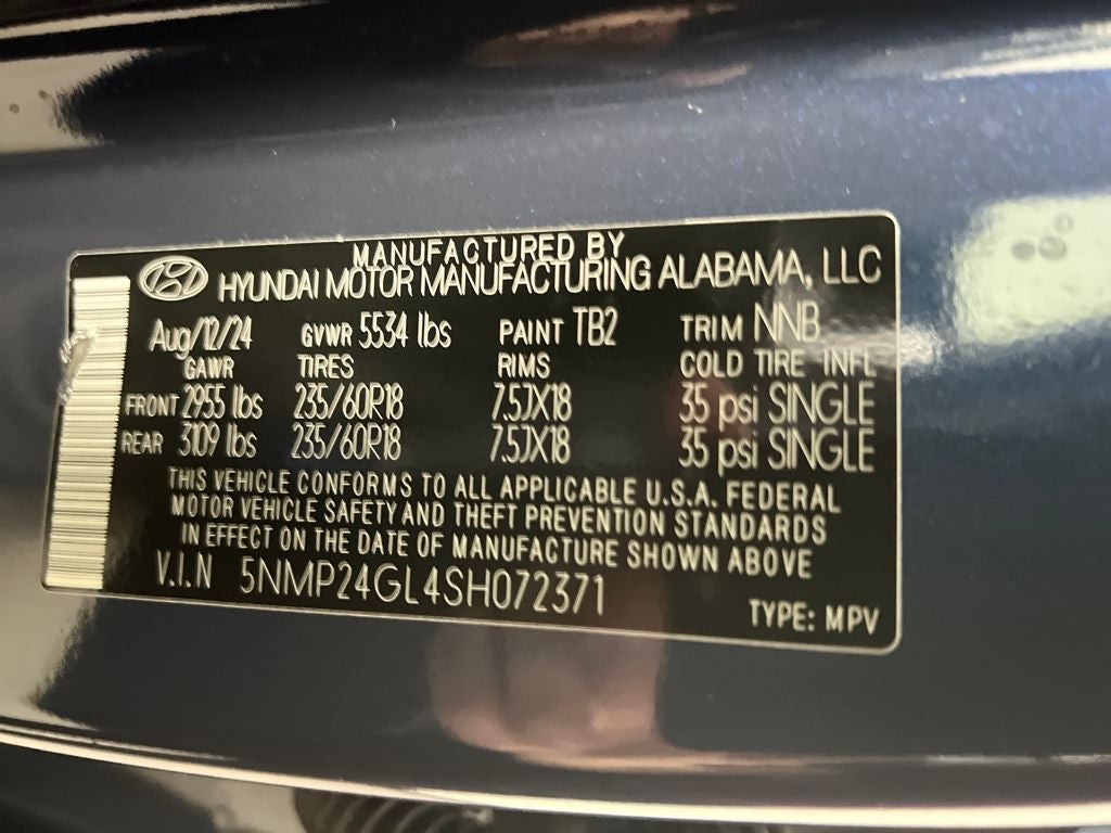 2025 Hyundai Santa Fe SEL