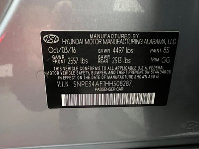 2017 Hyundai Sonata Sport