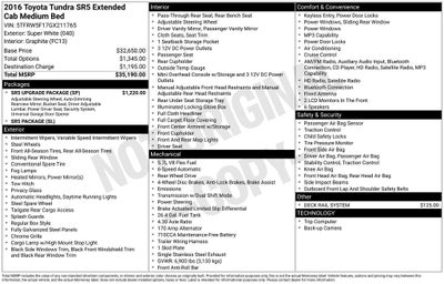 2016 Toyota Tundra SR5