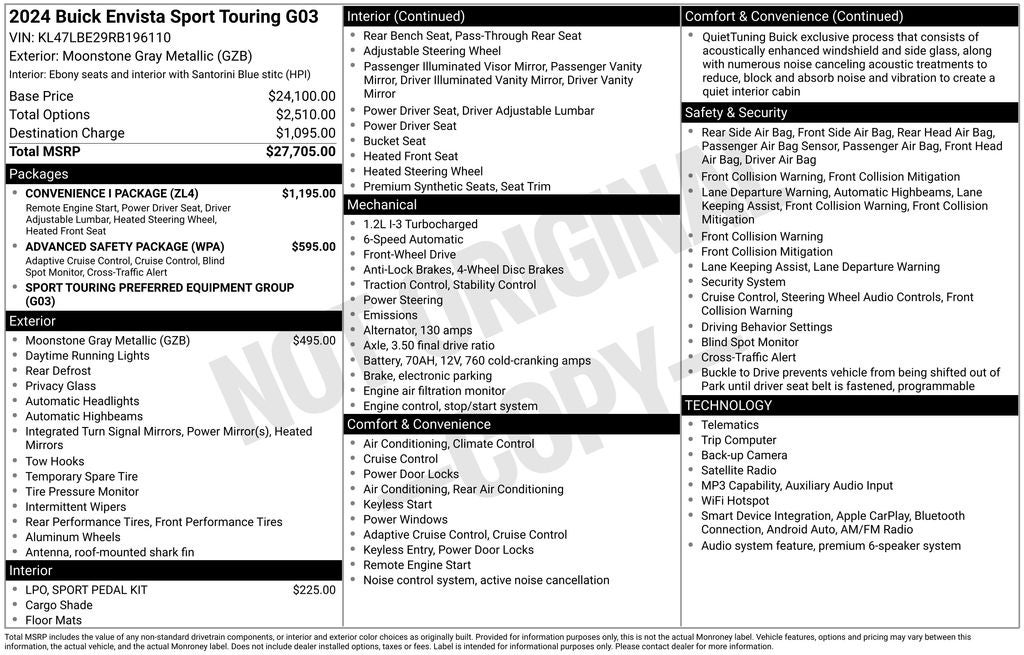 2024 Buick Envista Sport Touring