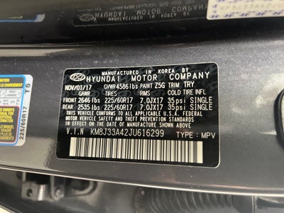 2018 Hyundai Tucson SEL Plus