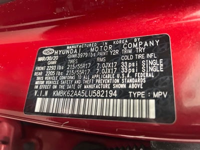 2020 Hyundai Kona SEL Plus